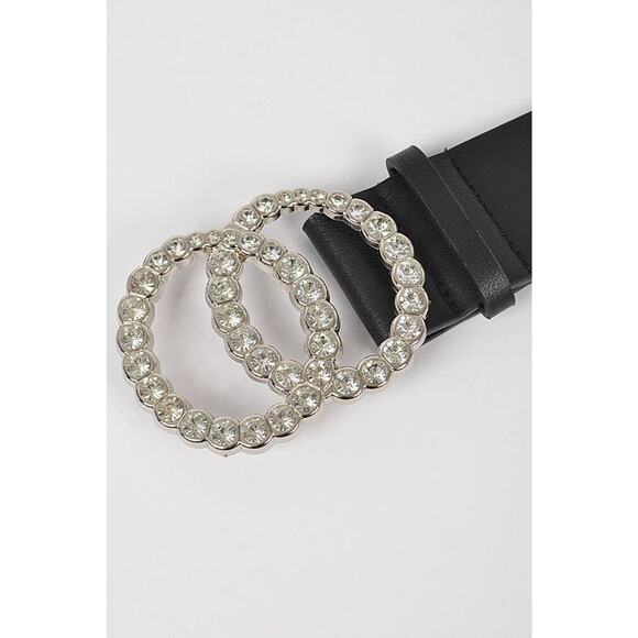 Rhinestone Filled Double Ring Belt main image 10